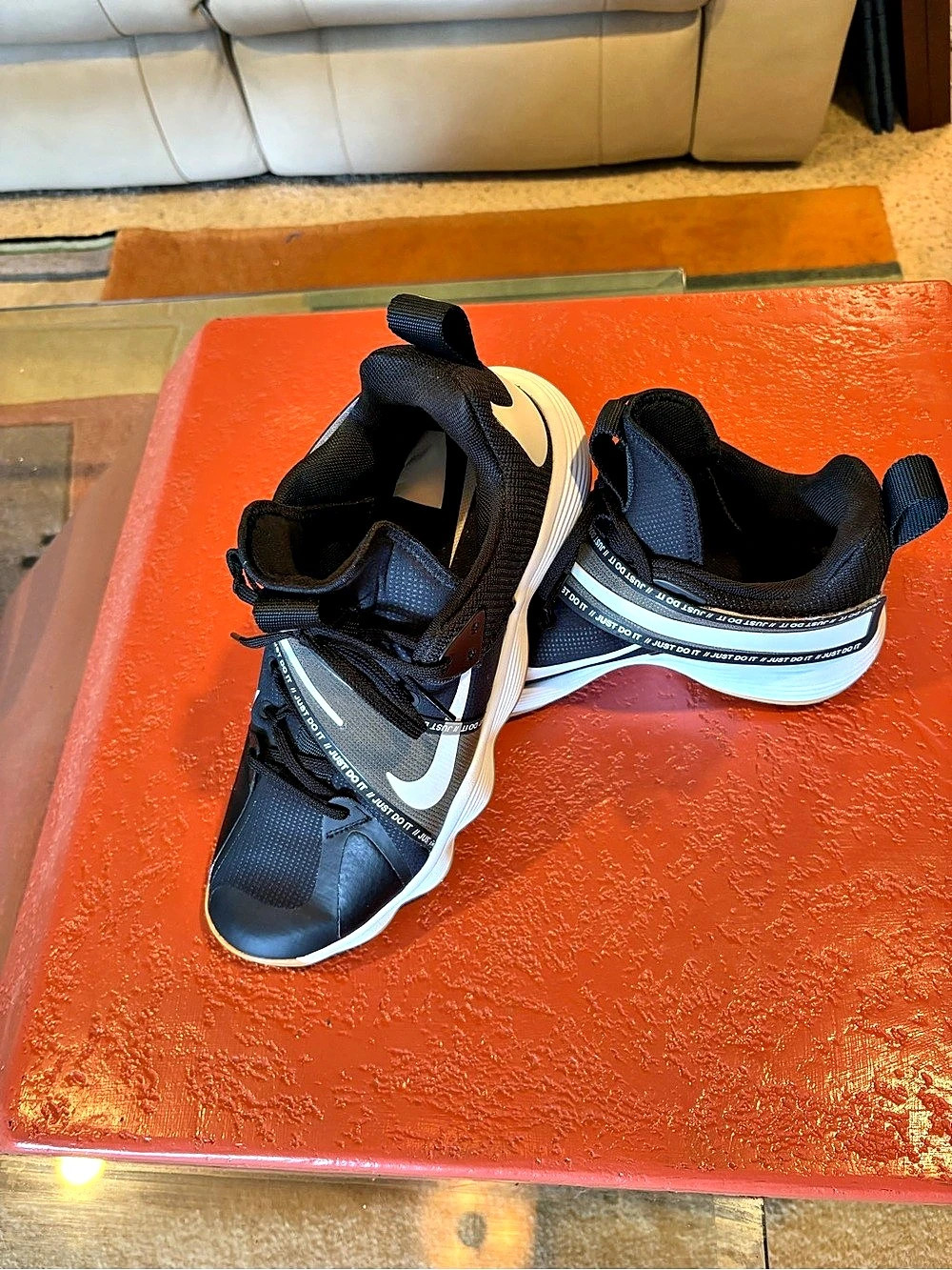 Nike Air Max Impact 4 Basketball Shoes in Black & White US 10.5